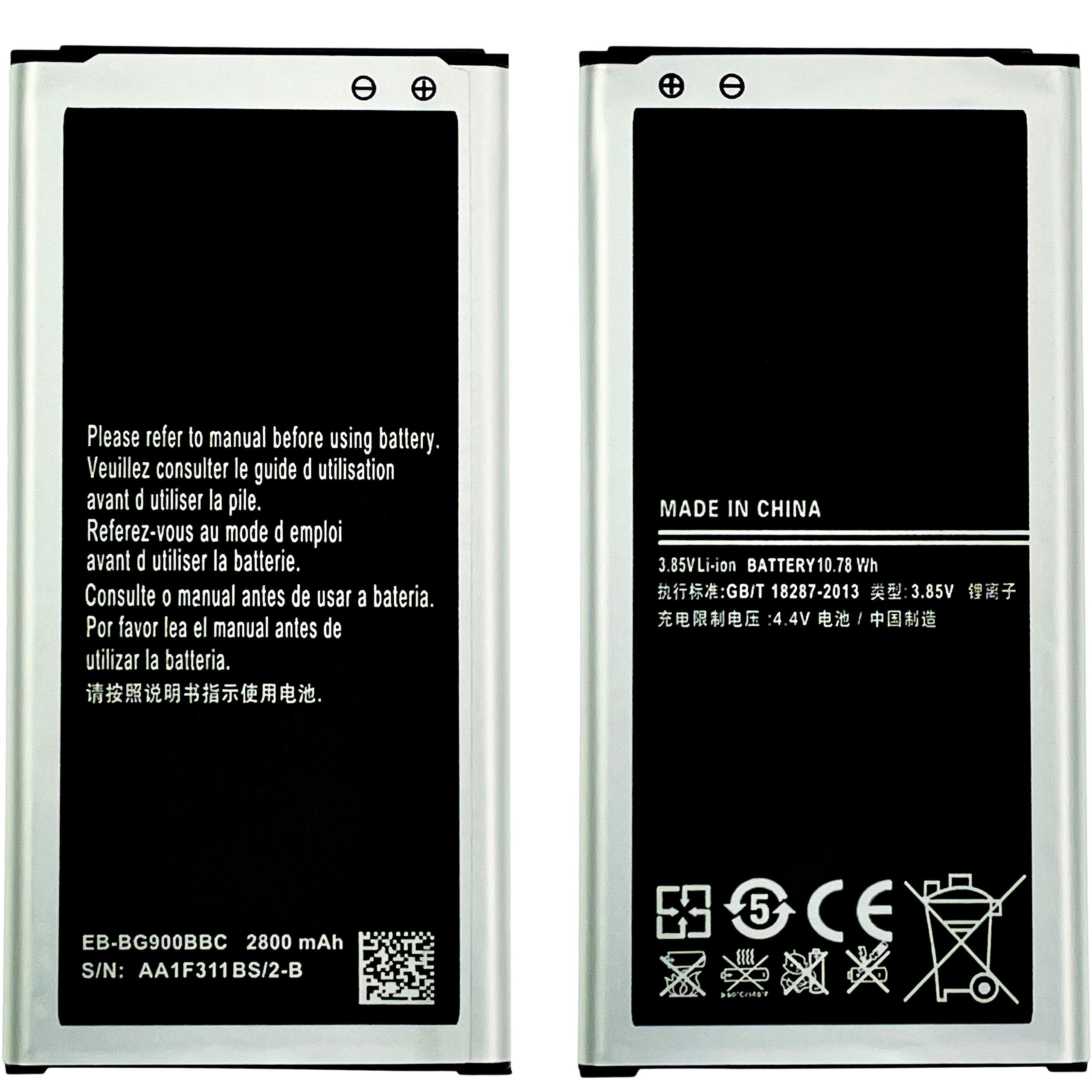 باتری موبایل سامسونگ مدل EB-BG900BBC ظرفیت 2800 میلی آمپرساعت مناسب برای گوشی سامسونگ S5