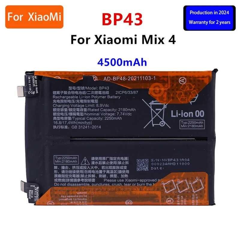 باتری اصلی موبایل شیائومی مدل BP43 ظرفیت 4500 میلی آمپرساعت مناسب برای گوشی شیائومی Mi Mix 4