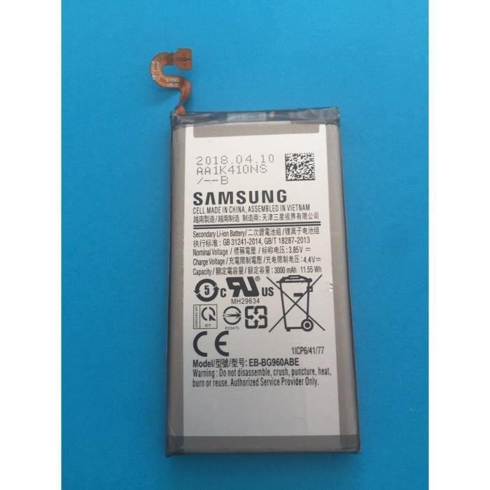 باتری اصلی موبایل سامسونگ مدل EB-BG960ABE ظرفیت 3000 میلی آمپرساعت مناسب برای گوشی سامسونگ S9