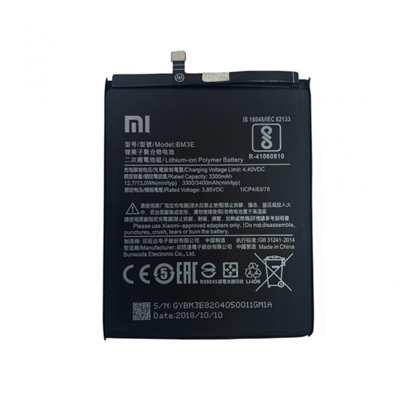 باتری اصلی موبایل شیائومی مدل BM-3E ظرفیت 3300 میلی‌آمپرساعت مناسب برای گوشی شیائومی Mi 8