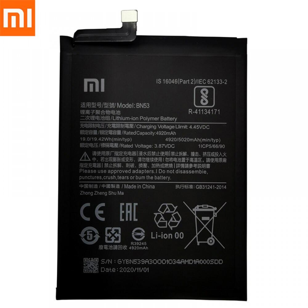 باتری گوشی شیائومی MI BN53/NOTE 9 PRO (100%)اصلی
