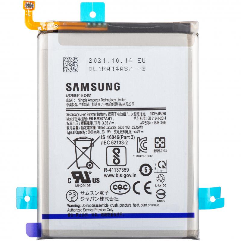 باتری اصلی موبایل سامسونگ مدل EB-BM207ABY ظرفیت 6000 میلی آمپرساعت مناسب برای گوشی سامسونگ M20s / M30s / M21 / M21s